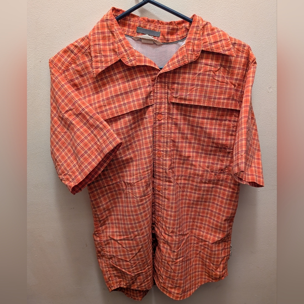 ExOfficio Tellico UPF50 Button Shirt, Mens Small